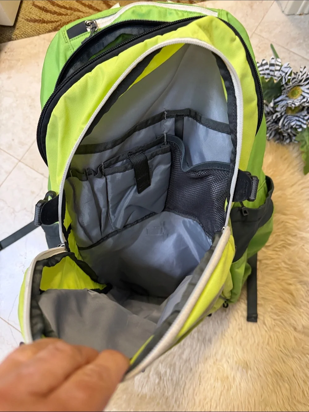 Patagonia Lime Green  Outdoor Daypack